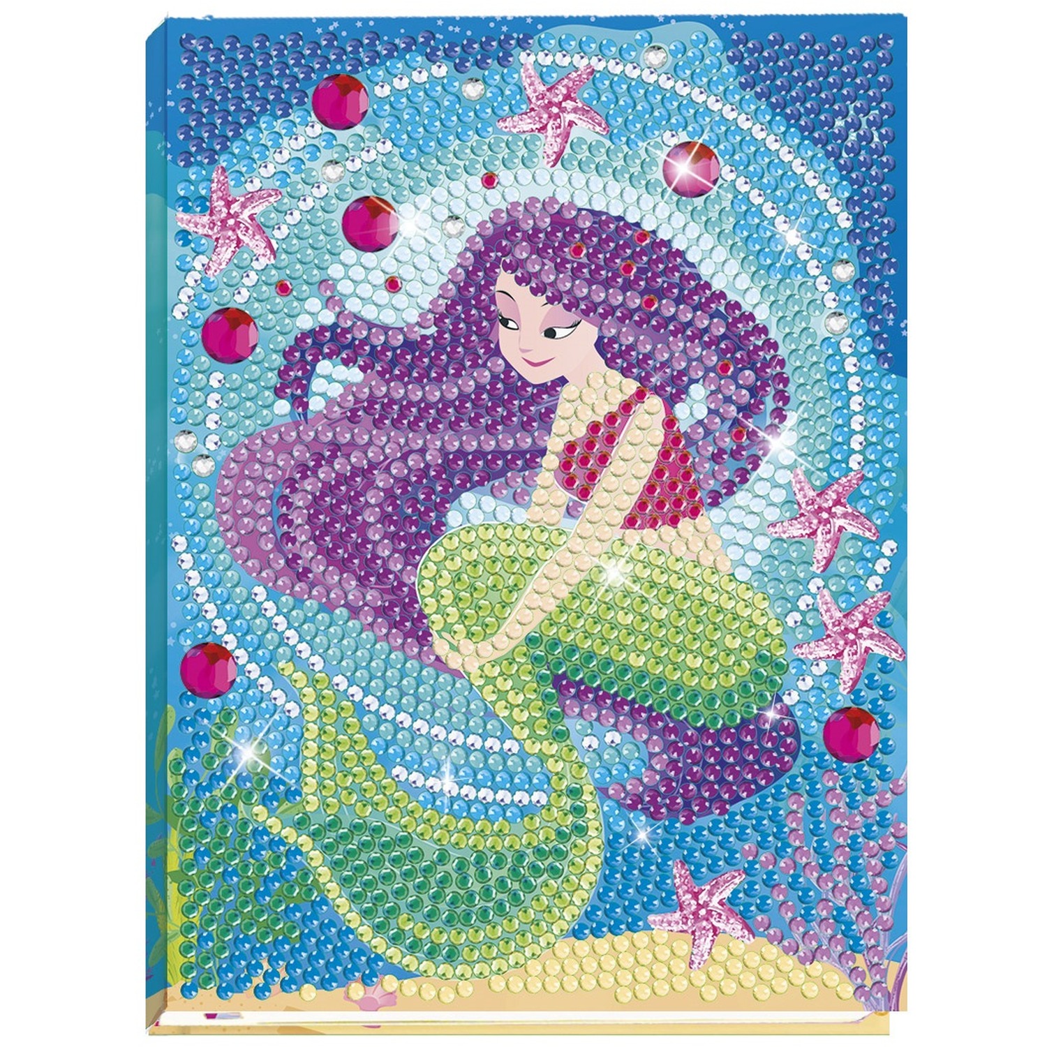 Totum Diamond Painting Journal – Taccuino Delfino Con Oltre 2500 Strass, Kit Creativo Per Bambini 8+ - 5