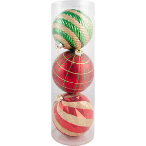 Pack of 3 XL Sleigh Bells Ring Baubles