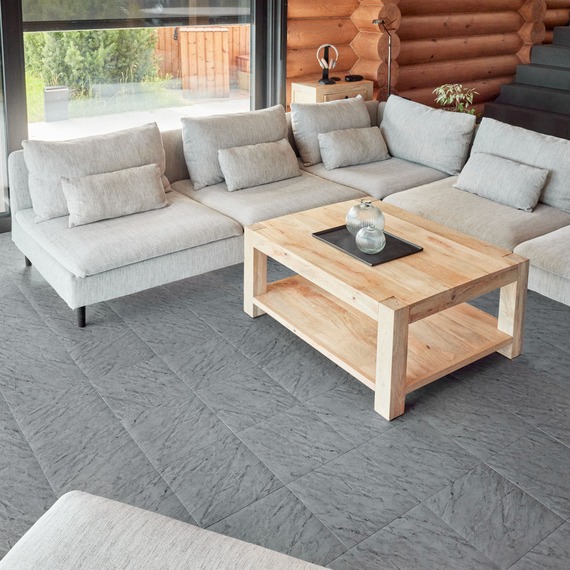 Self-Adhesive Vinyl Floor Tiles Peel and Stick - Marble Effect