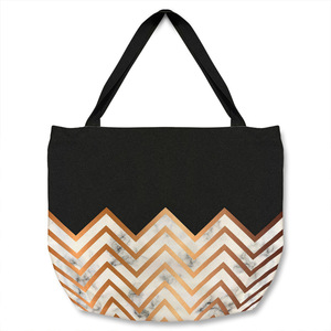 Marble Zig Zag Pattern Tote bag