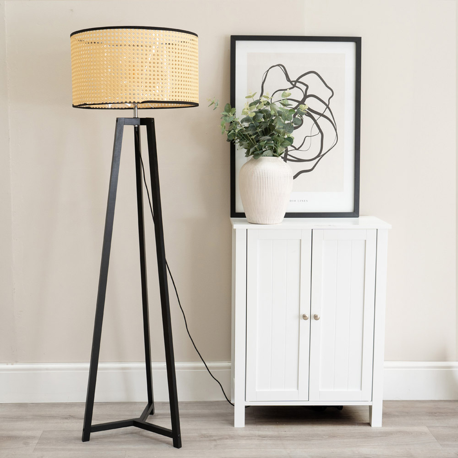 Image of Lottie Tripod Floor Lamp with a&hellip;