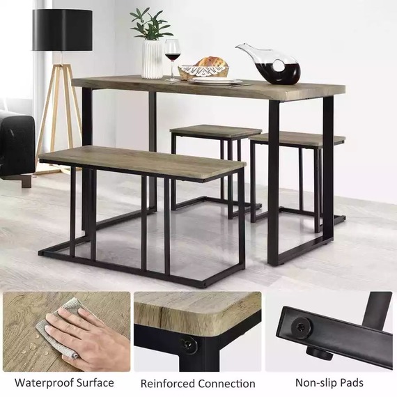 Space Saving Dining Set for 4