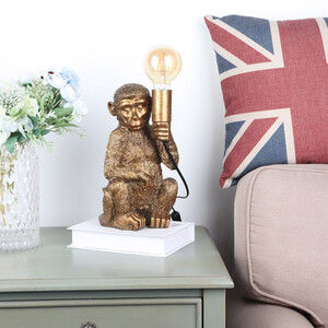 Monkey Bulb Table Lamp