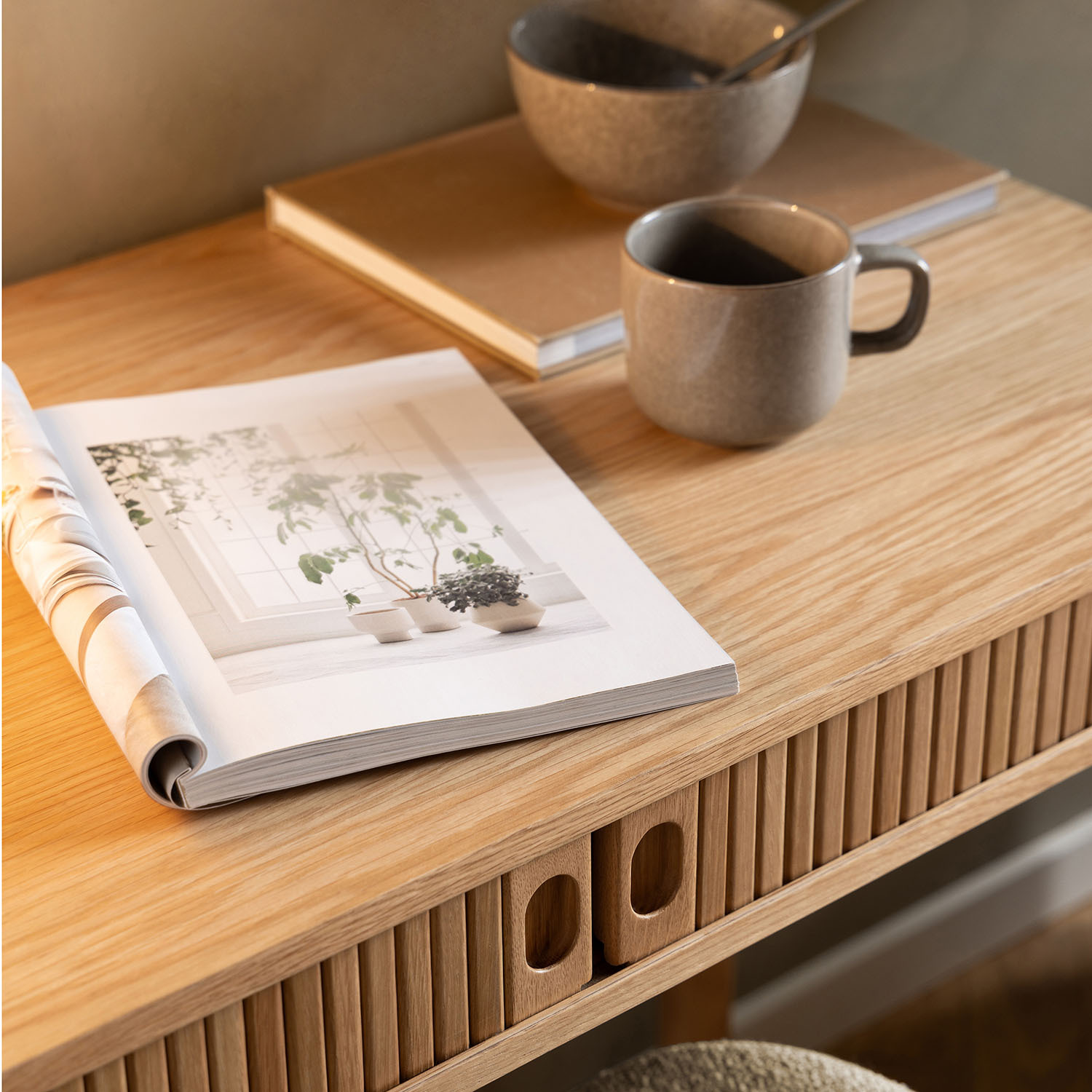 Langley Office Desk - Oak