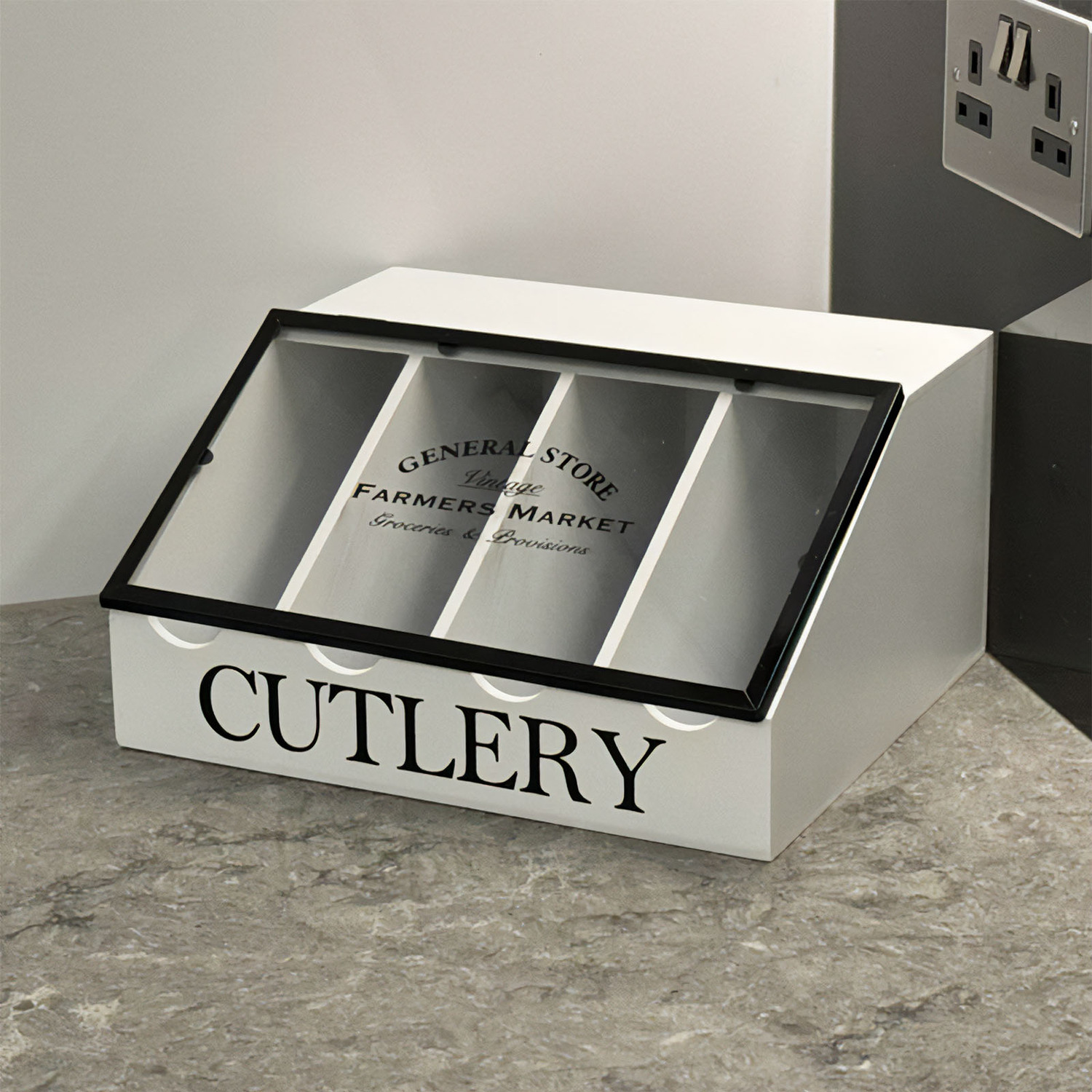 Image of Farmers Market Cutlery Utensil Organizer -&hellip;