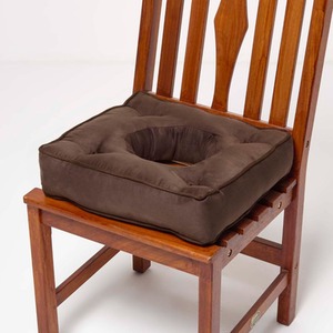 Faux Suede Coccyx Cushion with Ties