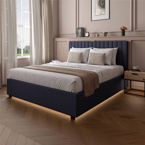 XR Living Maisie Upholstered Ottoman Bed with LED Lighting