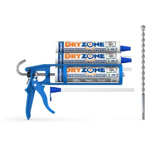 Dryzone 310ml Packs and Mastic Gun with Nozzle 3 Pack