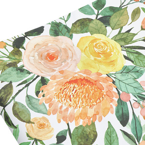 Livingandhome Countryside Floral Wallpaper