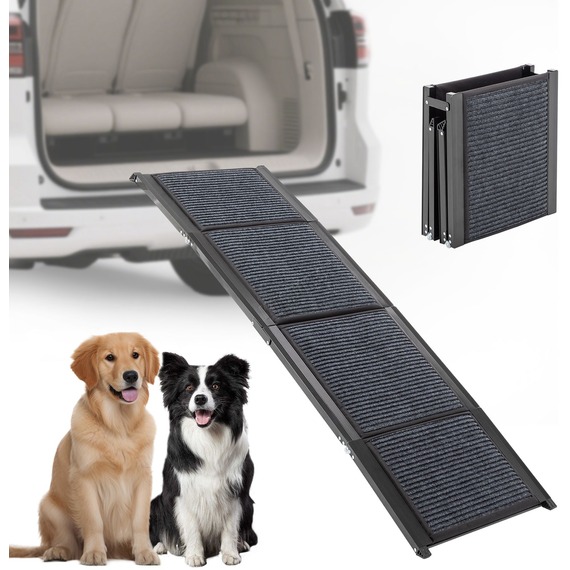 PawHaven Foldable Dog Ramp Non-Slip Pet Steps for Car Sofa