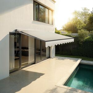 Retractable Awning Ornella, Wall Bracket Incl
