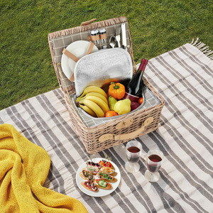 tectake® Picnic Basket Lange