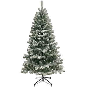 6FT Premium Snow Filled Grand Fir Full Artificial Christmas Tree