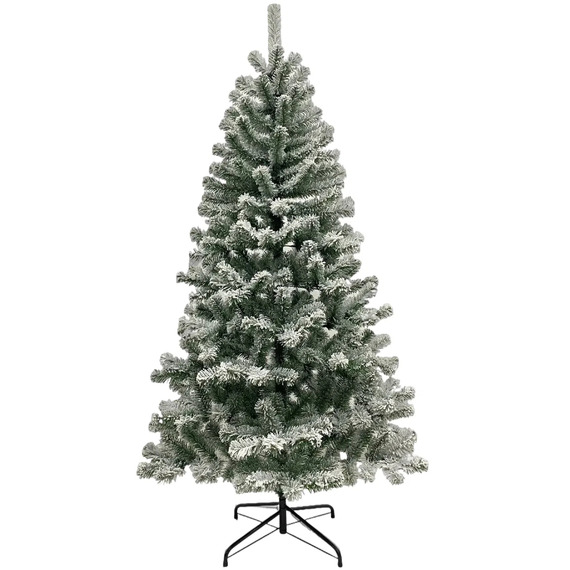6FT Premium Snow Filled Grand Fir Full Artificial Christmas Tree