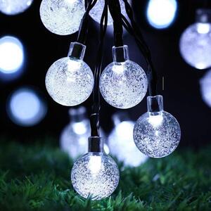 Solar Powered String Lights Crystal Ball 30 LED