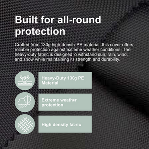 Grey / 2 and 3 Burner Heavy Duty Waterproof UV Outdoor BBQ Grill Protective Cover  shot 11317126