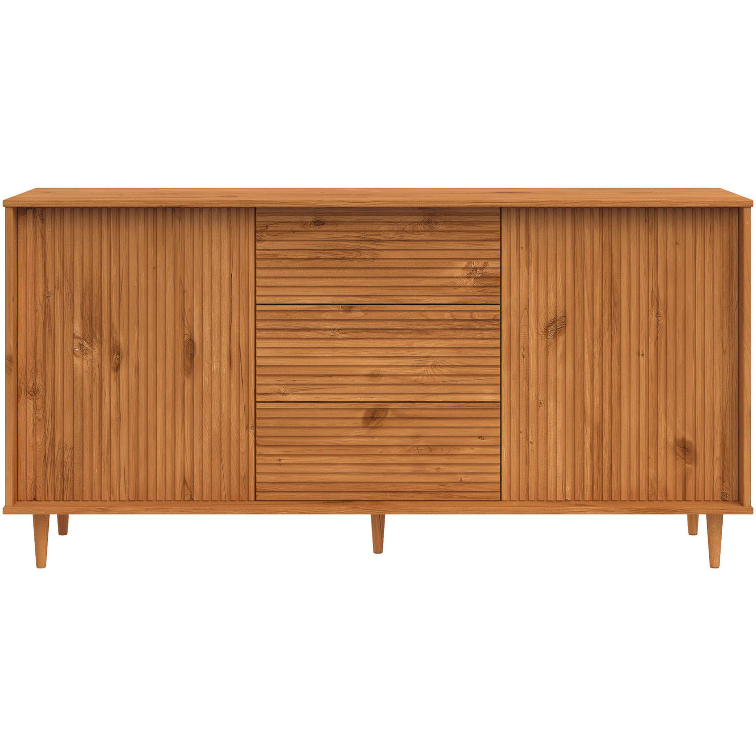 Jerzy Sideboard 160 With 2 Doors And 3 Drawers - Stain Wax