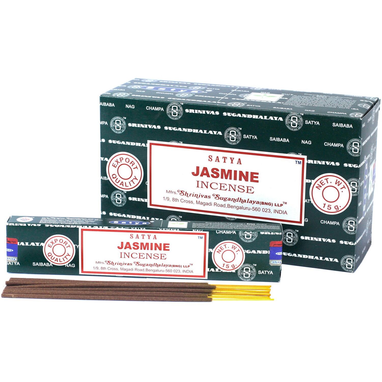 Transform Your Space with Satya Jasmine Incense - Black
