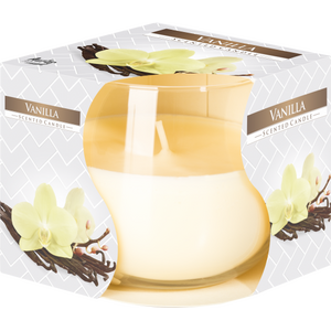 Scented Glass Jar Candle Vanilla