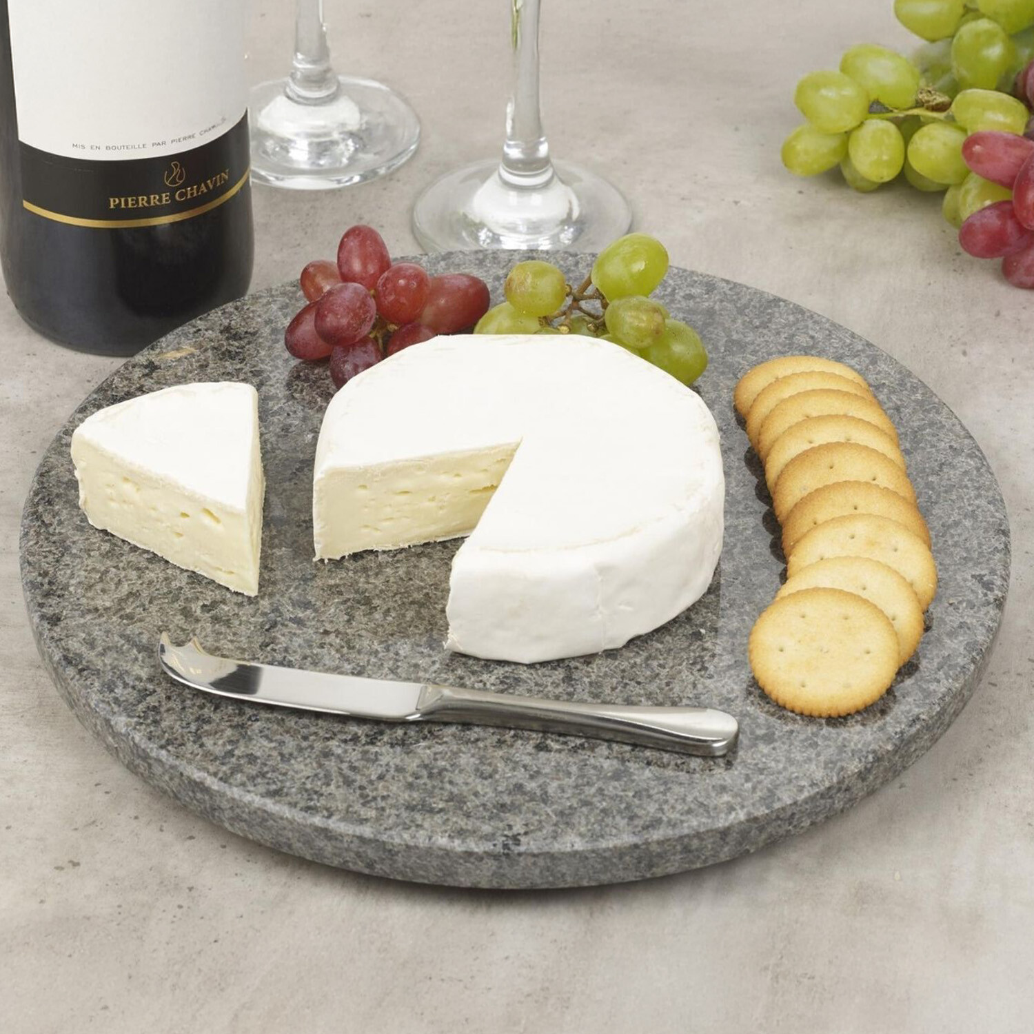 Homiu Granite Round Chopping Board - Granite