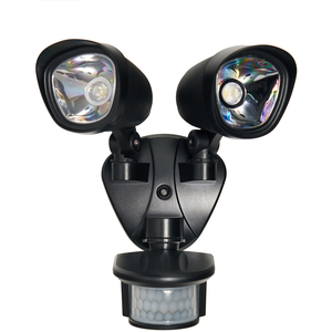 Lune Outdoor Twin LED Flood Light With PIR Sensor