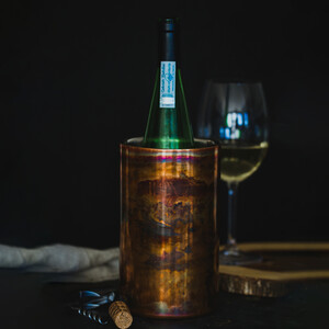 BarCraft Double Walled Stainless Steel Wine Cooler, Gift Tagged