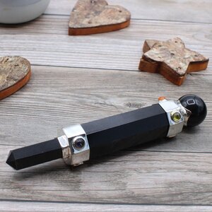 Agate Hexagonal Healing Wand for Grounding Protection