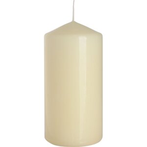Ivory Pillar Candle 38H Burn Time Elegant Home Decor