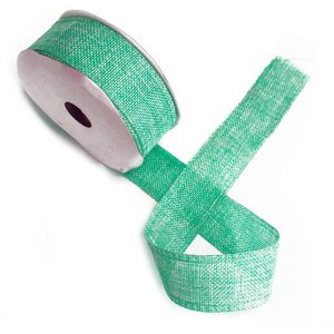 Natural Texture Aqua Ribbon for Gift Wrapping Decor