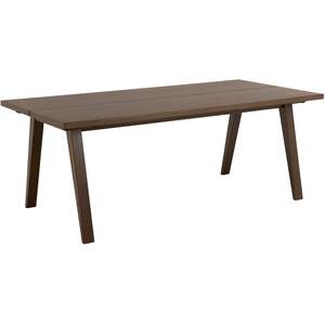 Jyvaskyla Dark Extendable Rectangular Dining Table 6 Seater