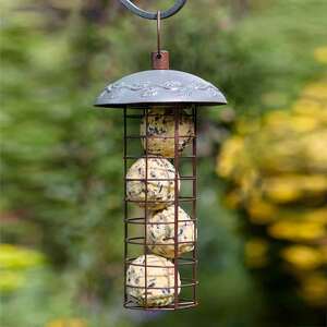 Peckish Secret Garden Energy Ball Feeder – Antique Leaf Design