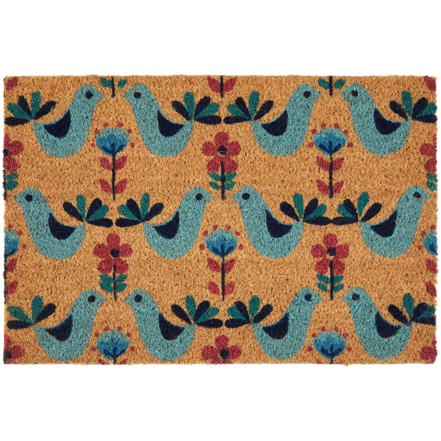 Filta Sparrows Coir Doormat - Multicolour
