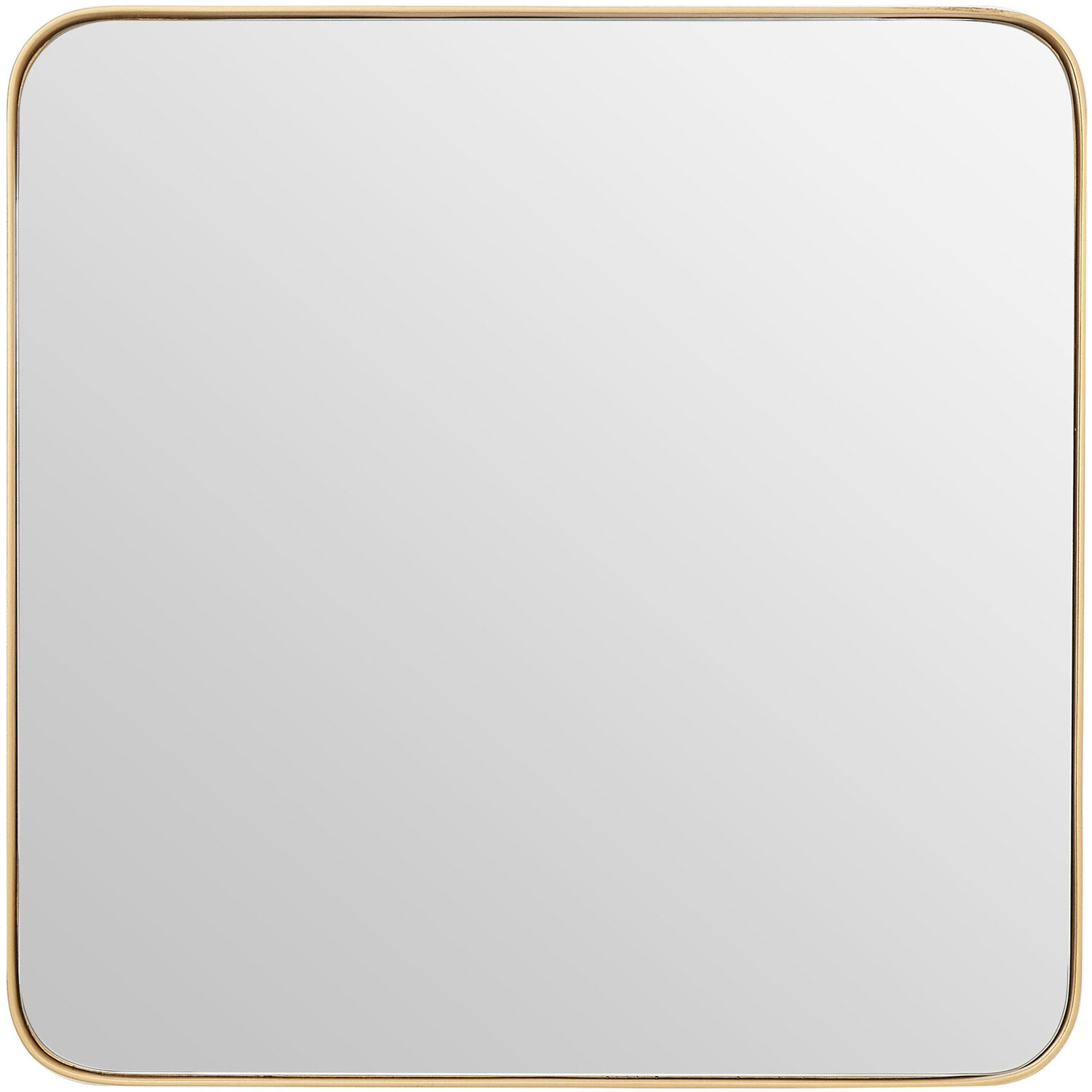 Milania Etched Border Wall Mirror - Gold
