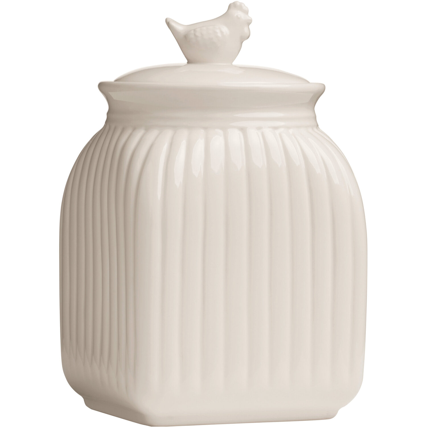 Mrs Henderson Large Canister - Cream