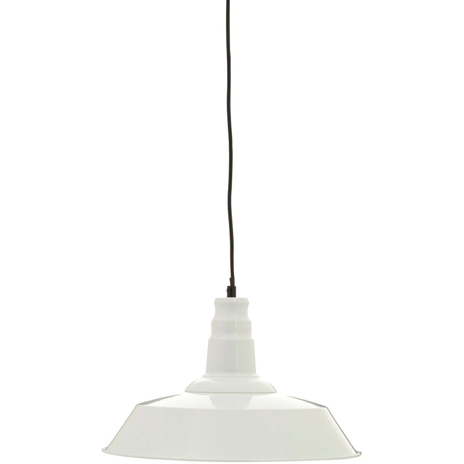 Brant White Metal Pendant Light - White