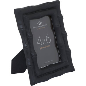 Hiba 4 x 6 Black Finish Bamboo Effect Photo Frame