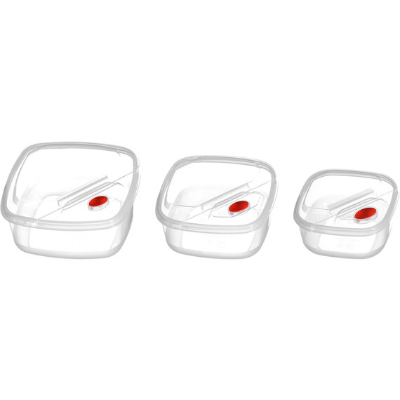 Kuda Clear Plastic Storage Containers Set