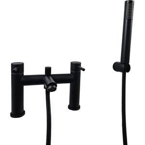 Bath filler tap black