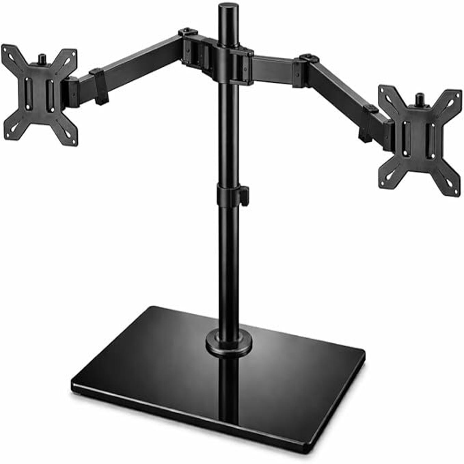 Futura Dual Monitor Stand - Black