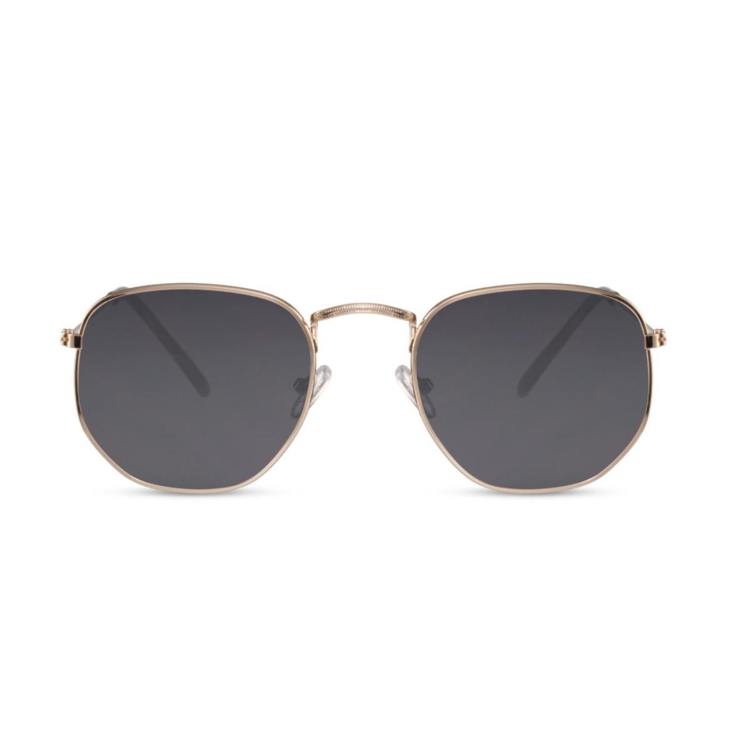 Sunglass Station Contemporary Round Unisex Sunglasses - Gold
