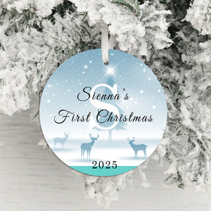 Personalised First Christmas Decoration