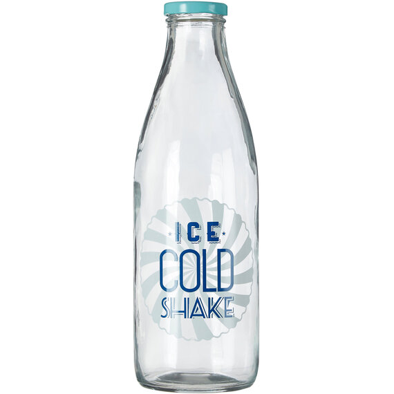 Dayla Glass Milk Bottle With  Screw Cap