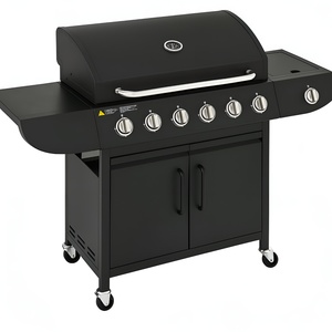 6 plus 1 Burner Gas BBQ Grill Barbecue