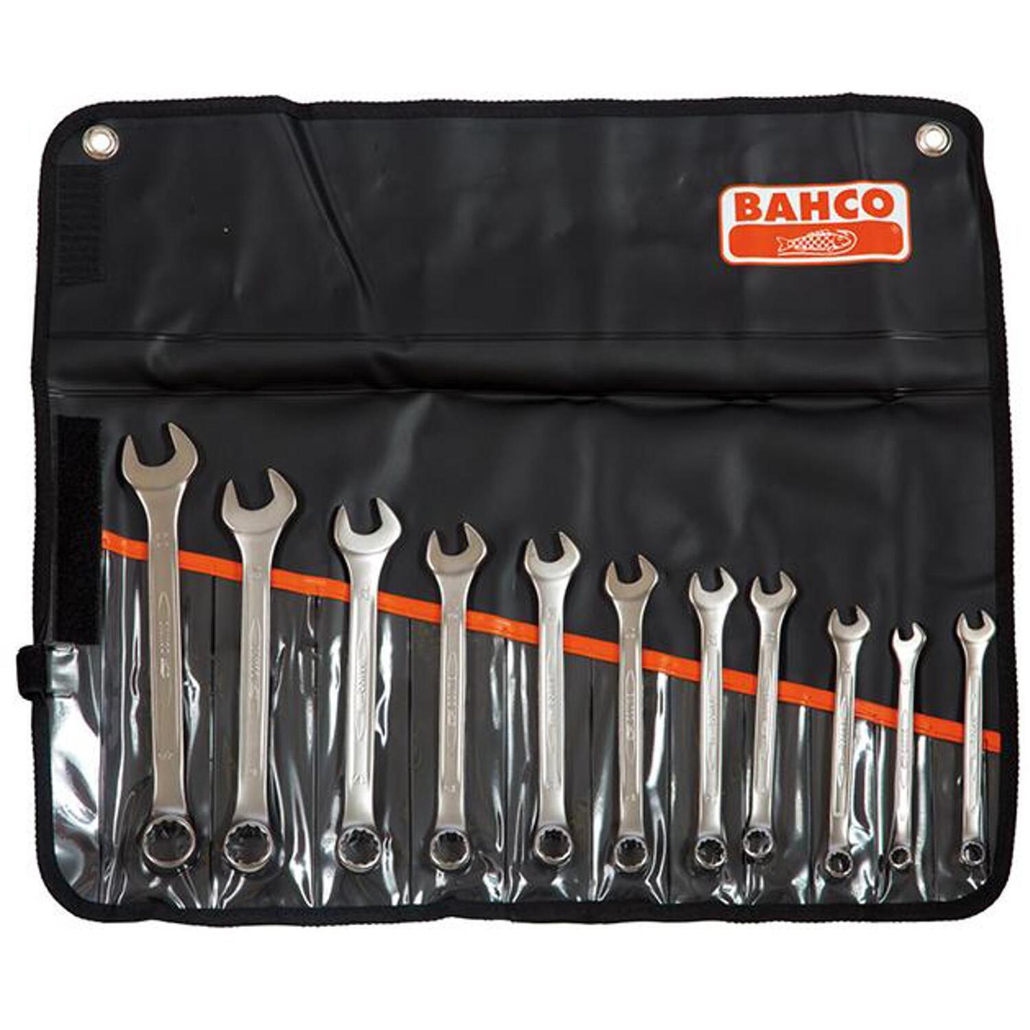 Bahco BAH111MSET11 11pc Chrome Polished Combination Spanner Set - Image 16