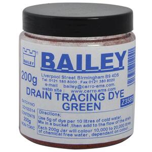 Bailey 3589 Drain Tracing Dye - Green