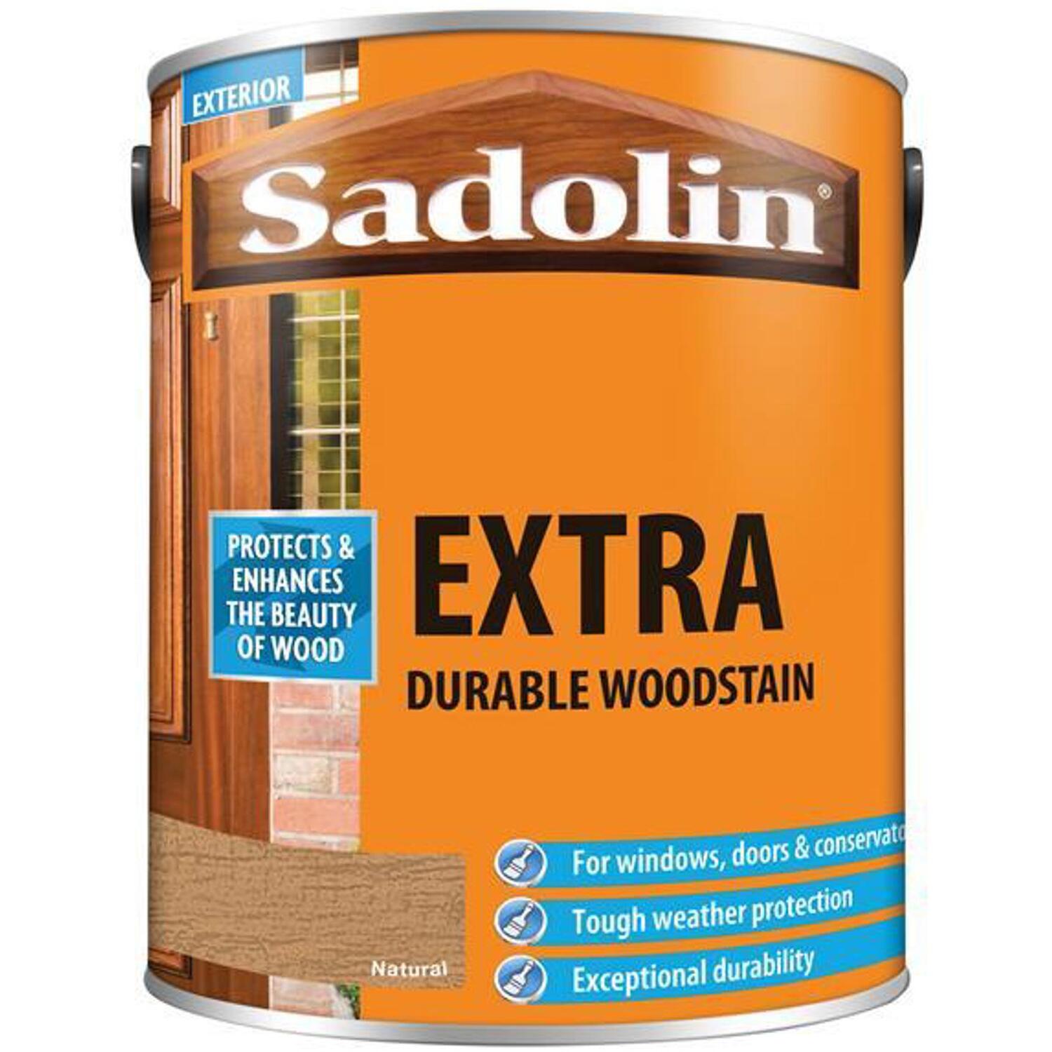 Sadolin 5028580 Extra Durable Woodstain Natural 5 Litre - Image 12