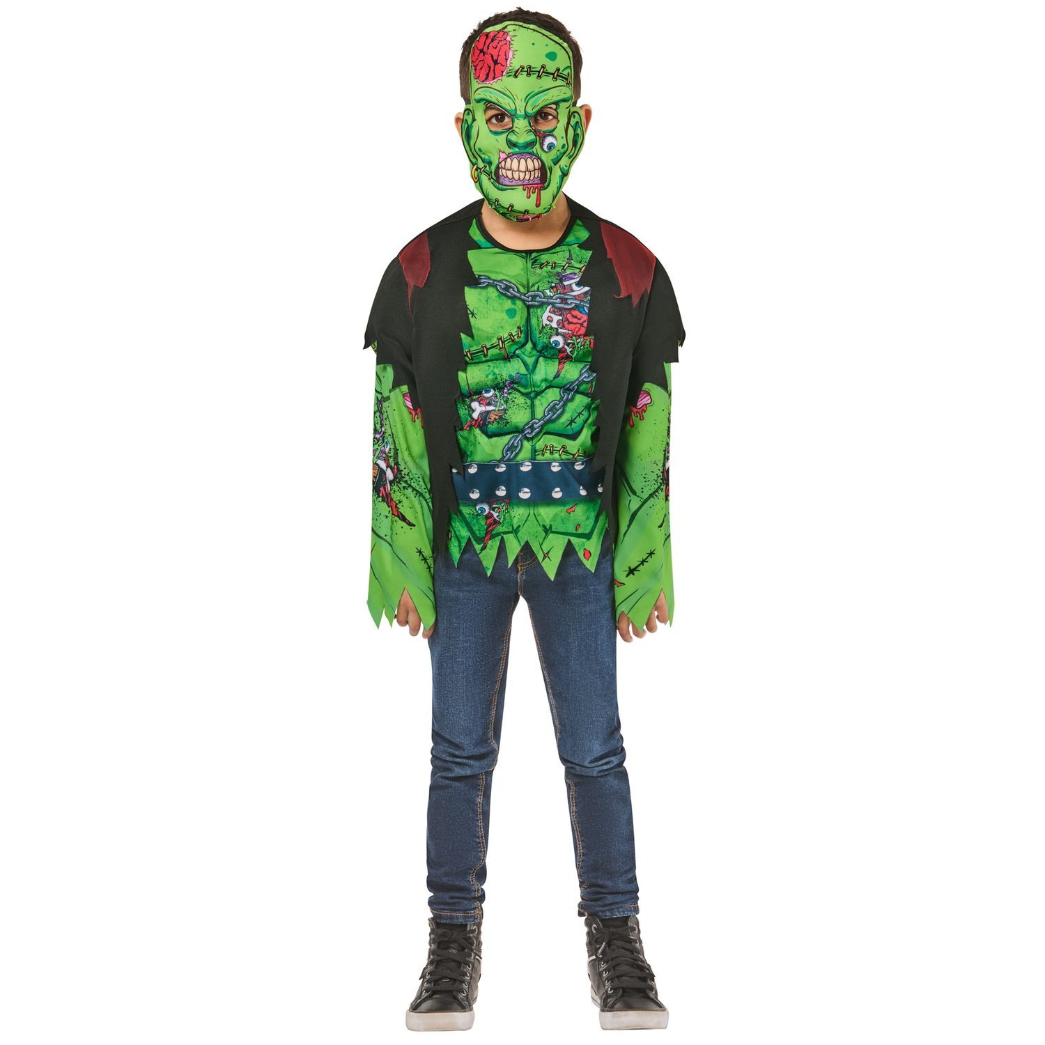 Bristol Novelty Childrens/Kids Frankenstein Costume - Multicoloured / 7+ / One_size