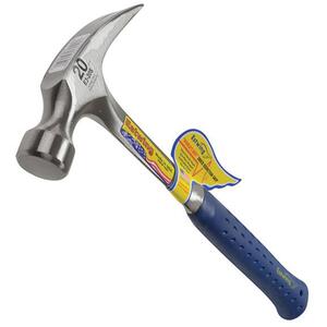 Estwing E3/20S Straight Claw Hammer - Vinyl Grip 560G (20Oz)