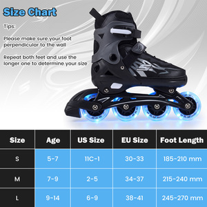 Kids Inline Skates for Kids Ages 9-14