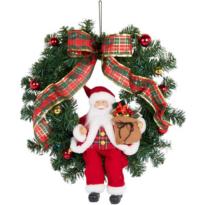 Traditional Santa Wreath
